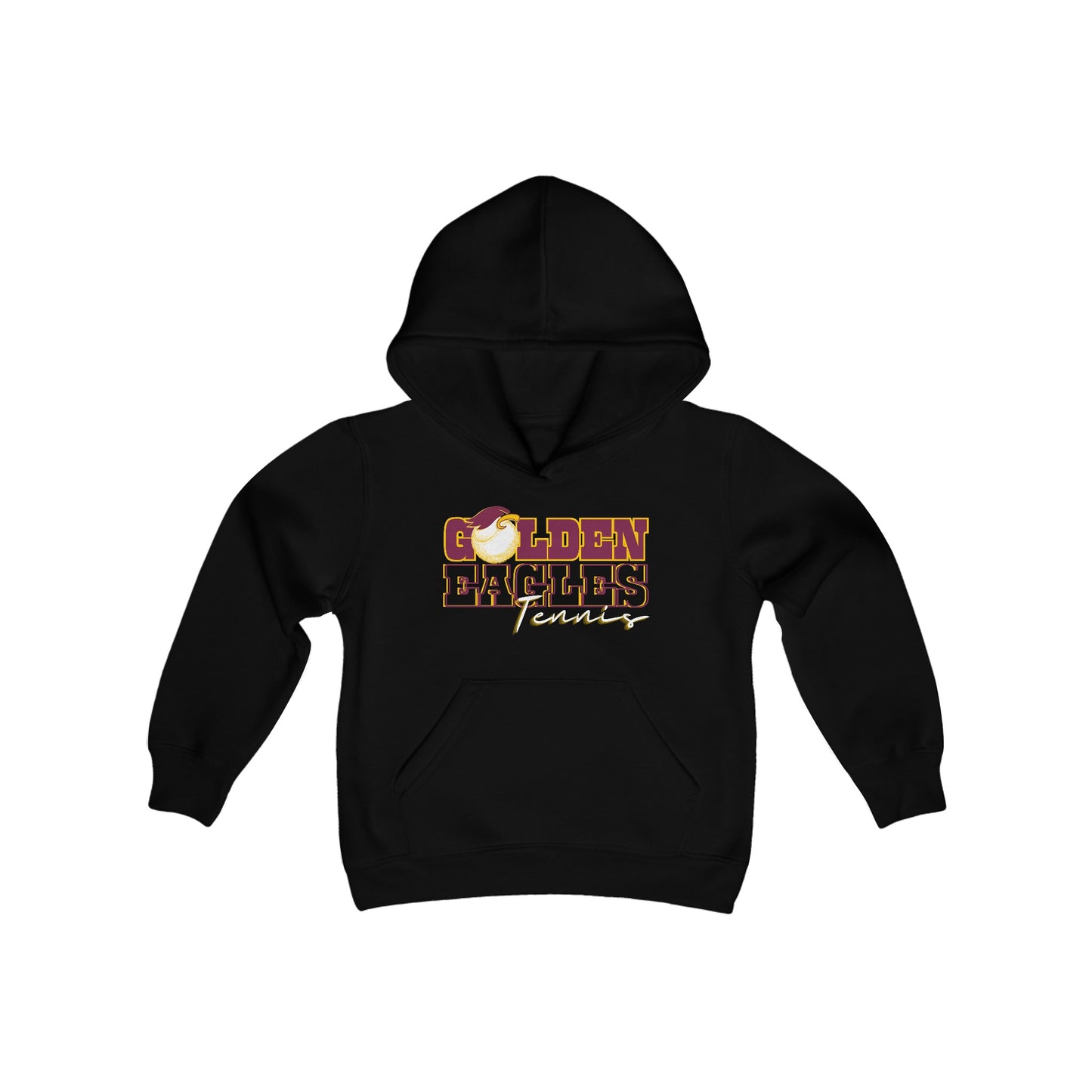 “TENNIS_Athlete Design" - Youth Unisex Hooded Sweatshirt