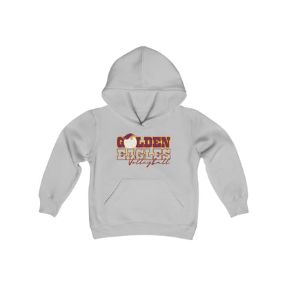 “VOLLEYBALL_Athlete Design" - Youth Unisex Hooded Sweatshirt