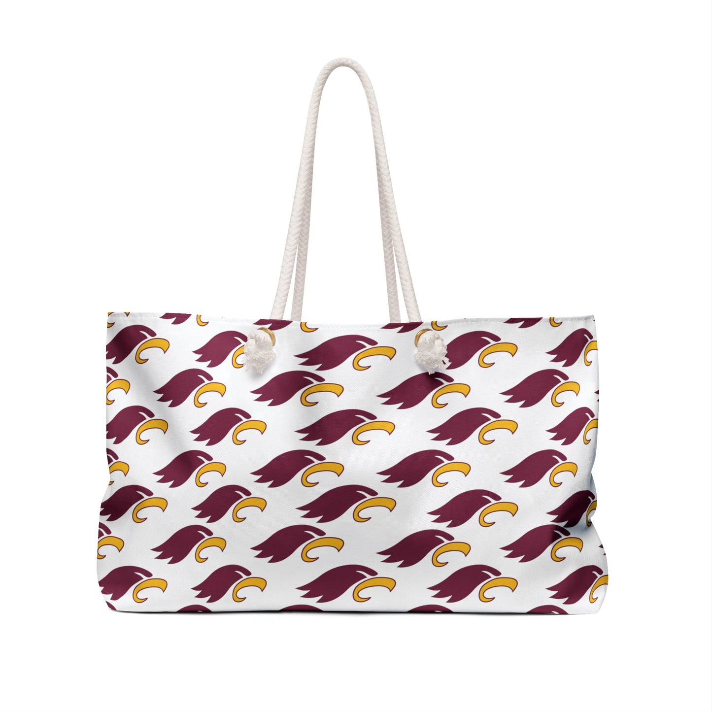 "MULTI-EAGLE" Weekender Bag (WHITE)