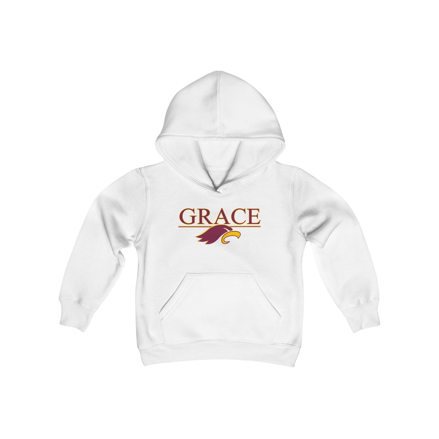 "GRACE w/ EAGLE" - Youth Hooded Sweatshirt