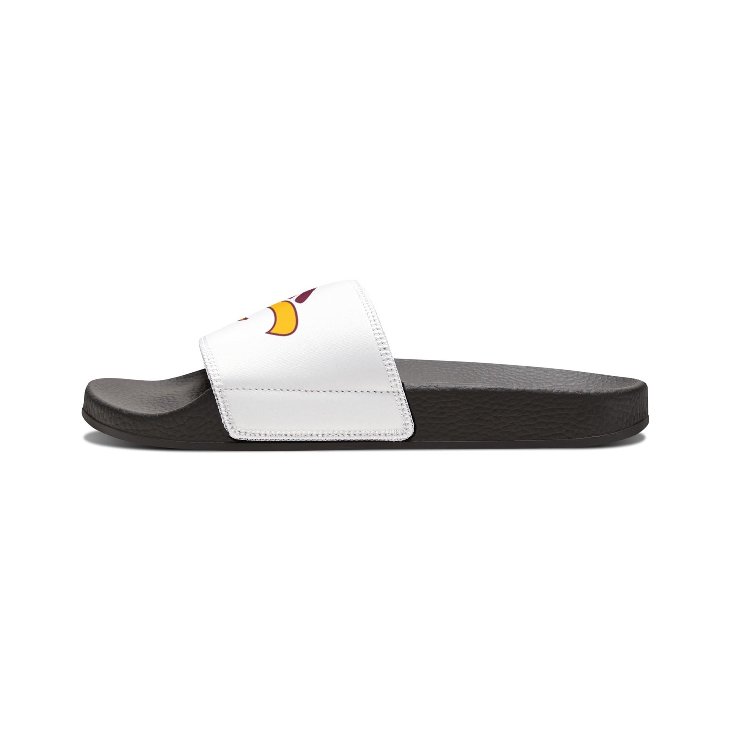 Men's "EAGLE" Removable-Strap Slides (white)