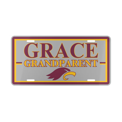 *GRANDPARENT* - Vanity Plate on light Gray