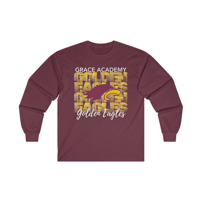 "GRACE ACADEMY GOLDEN EAGLES" - Unisex Long Sleeve Tee