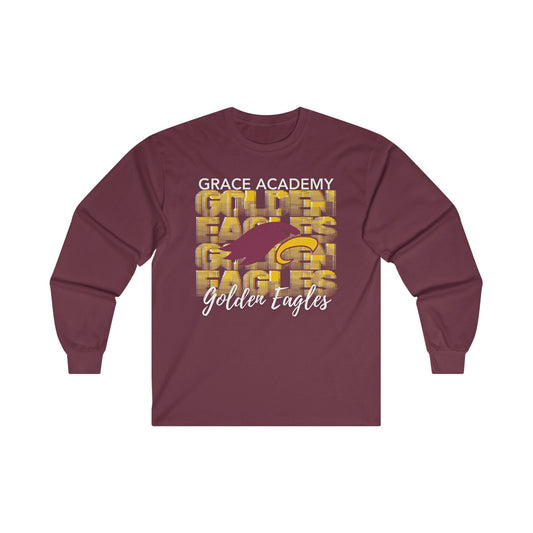 "GRACE ACADEMY GOLDEN EAGLES" - Unisex Long Sleeve Tee