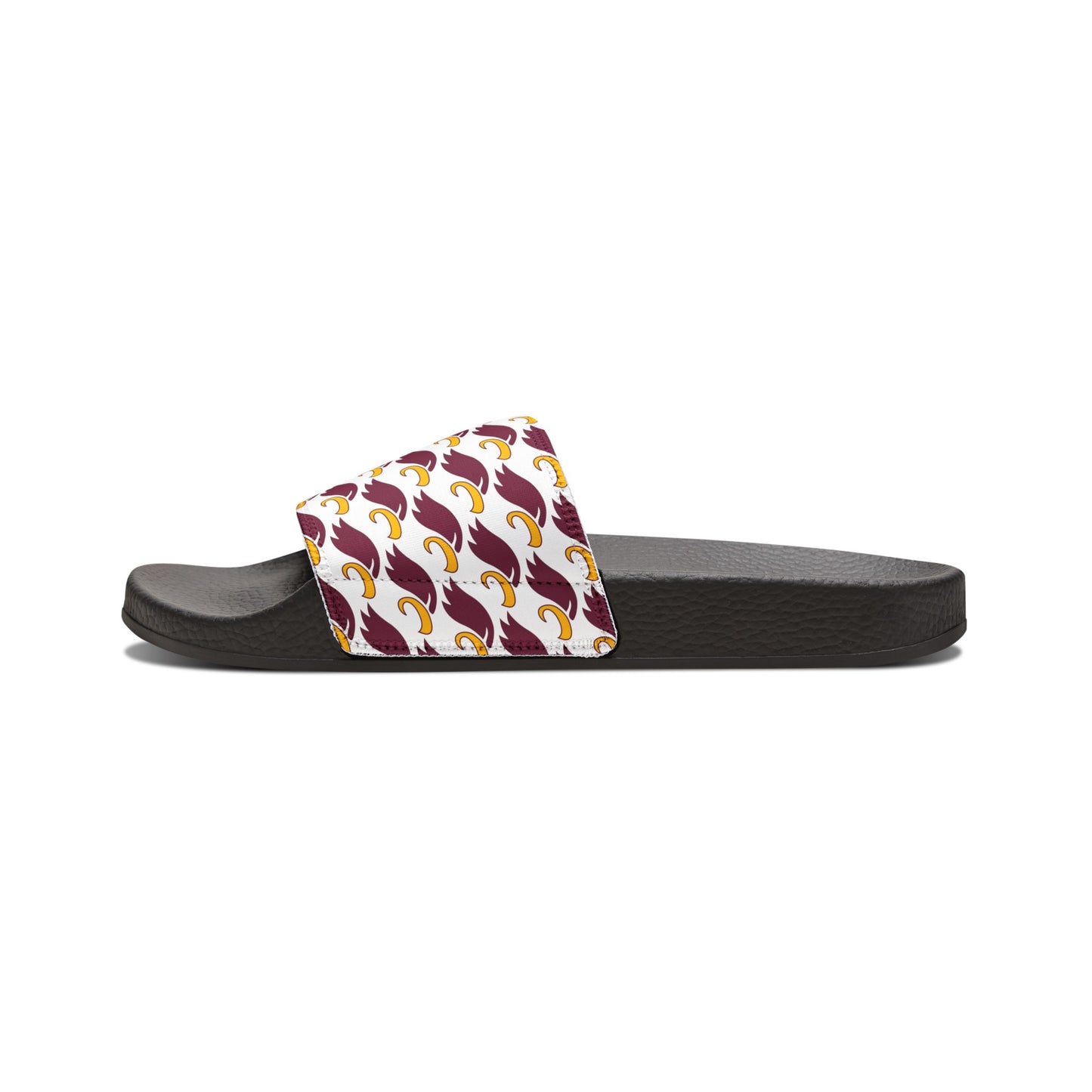 Women's "MULTI-EAGLE" Removable-Strap Slides (white)