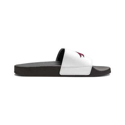 Youth "EAGLE" Removable-Strap Slides (white)