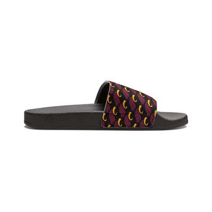 Youth "MULTI-EAGLE" Removable-Strap Slides (black)