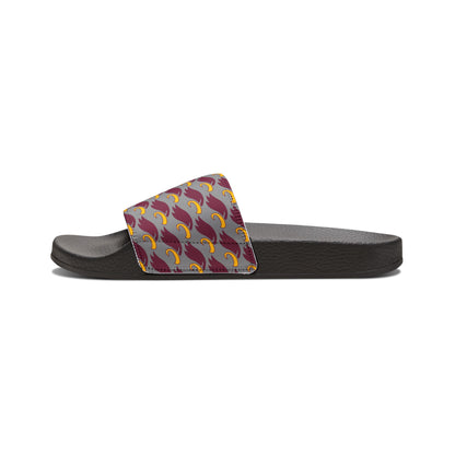 Women's "MULTI-EAGLE" Removable-Strap Slides (grey)