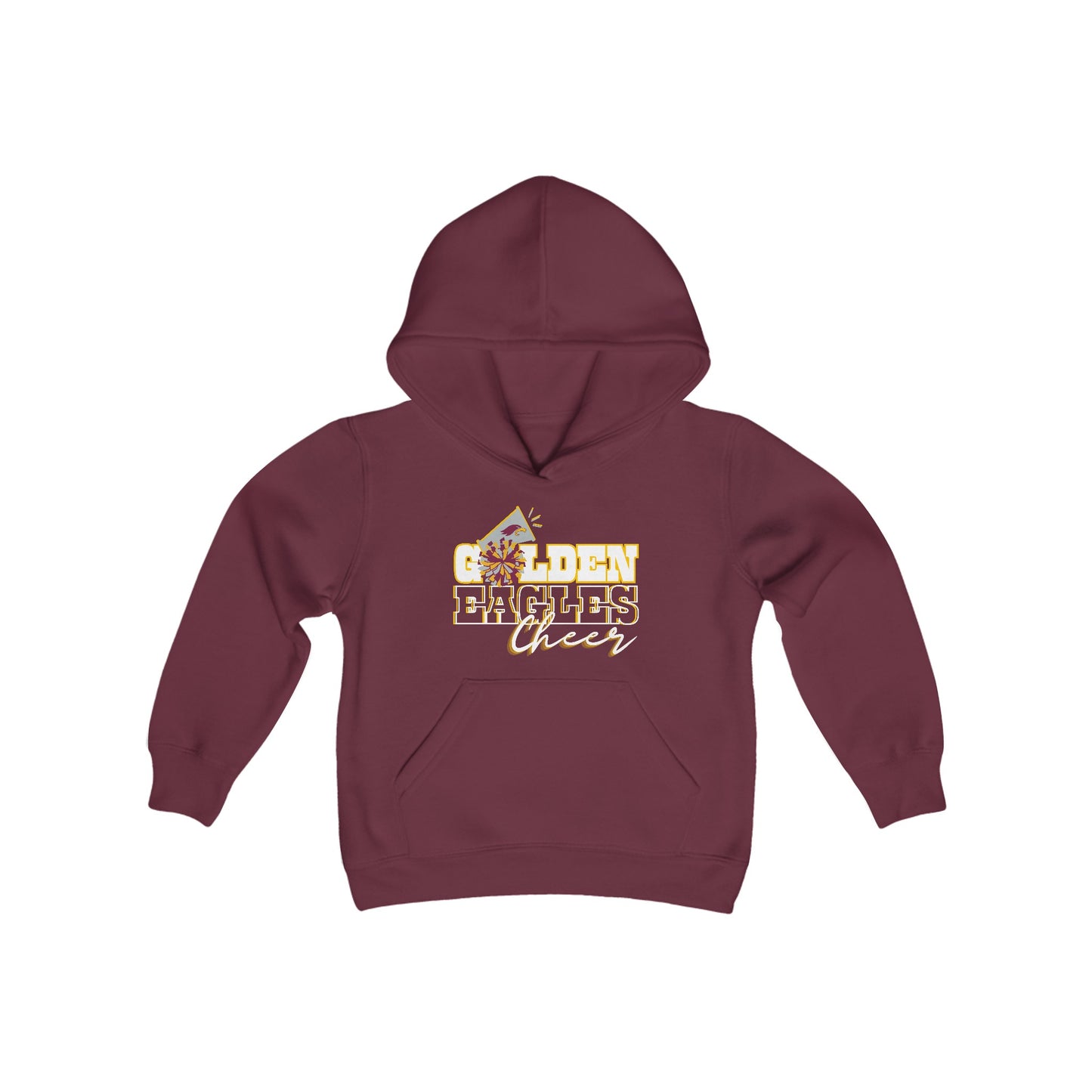 “CHEER_Athlete Design" - Youth Unisex Hooded Sweatshirt