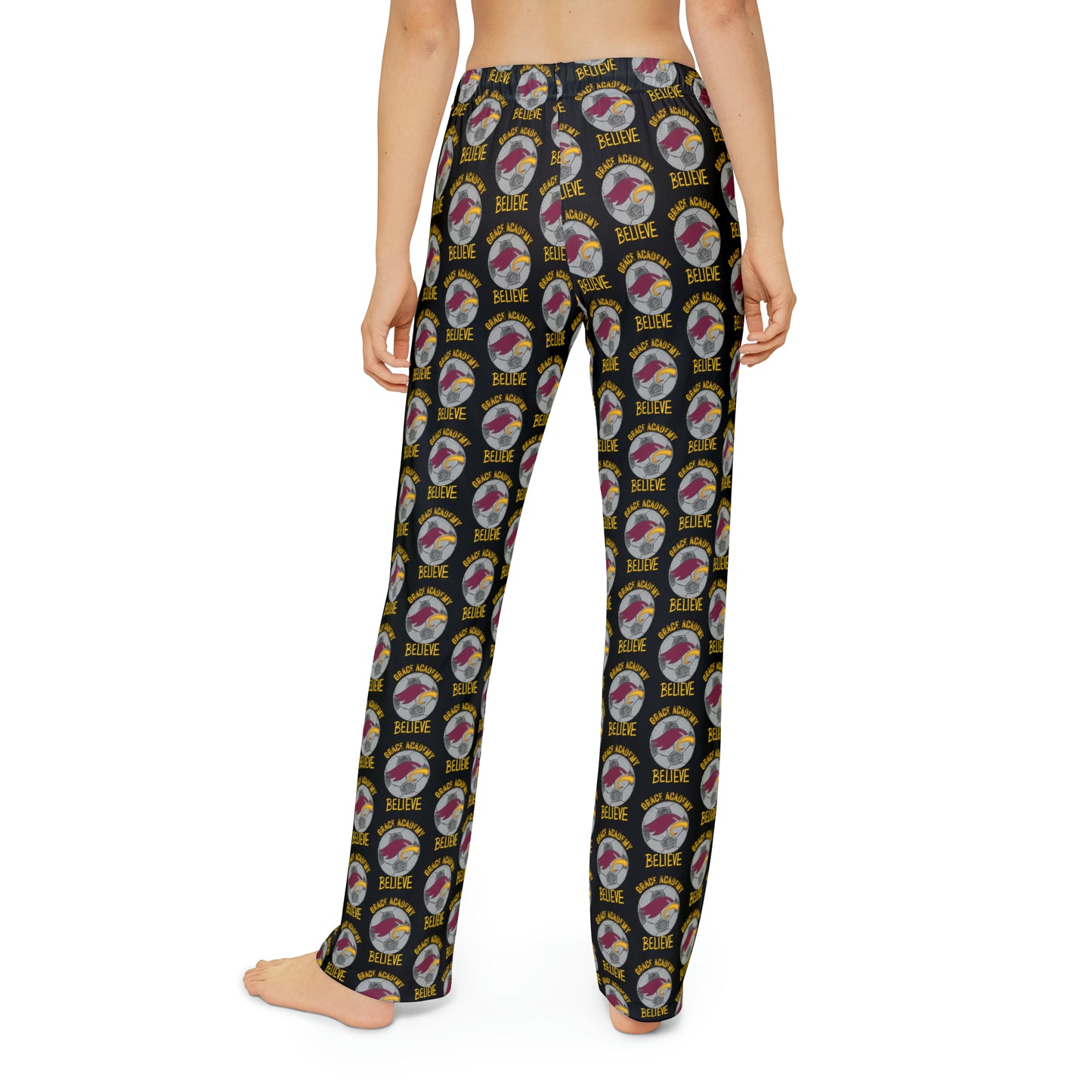 "SOCCER" Kids Pajama Pants (Black)