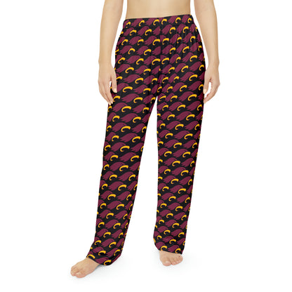 "EAGLE" Women's Pajama Pants (Black)