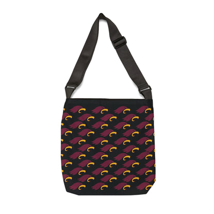 "MULTI-EAGLE" Adjustable Tote Bag (BLACK)