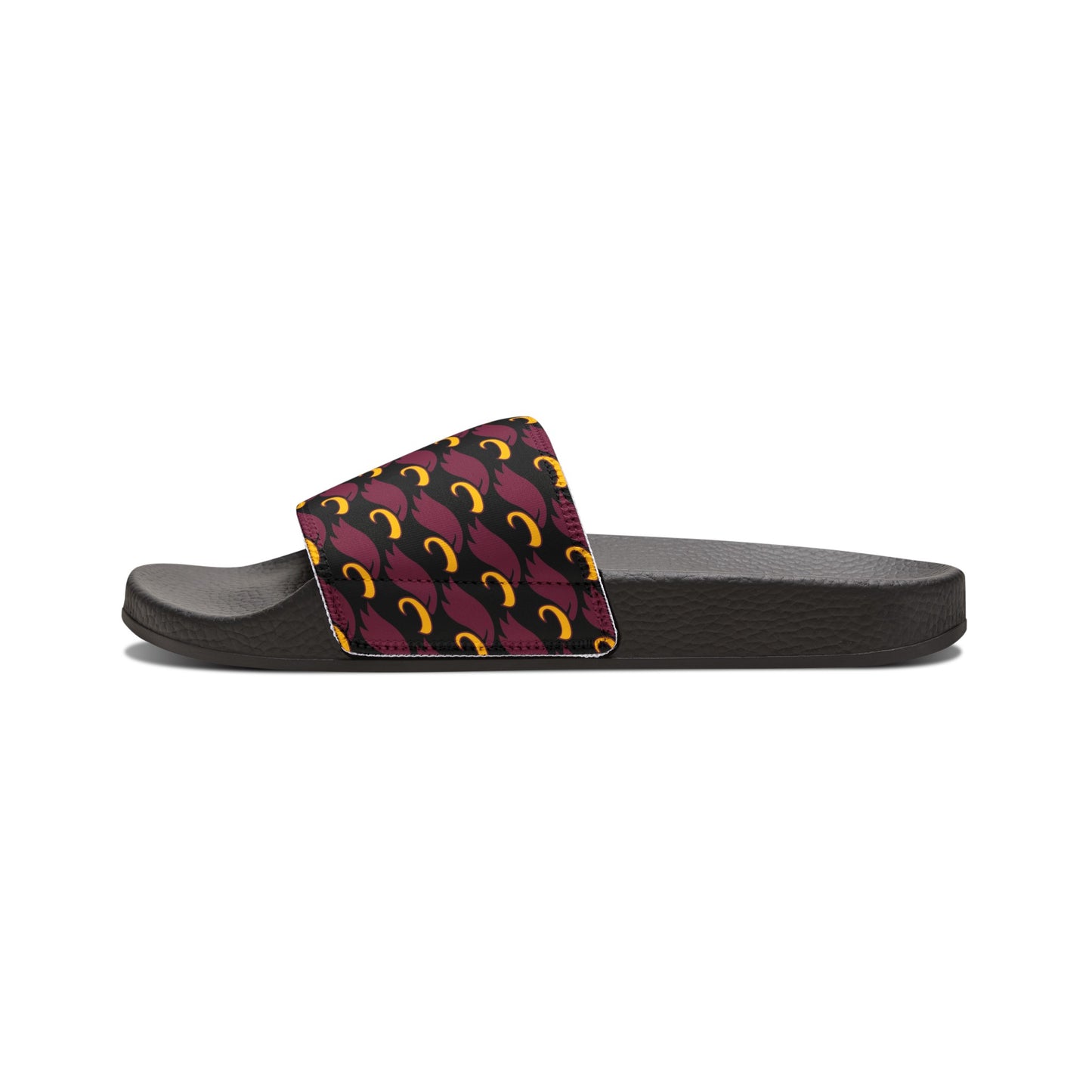 Women's "MULTI-EAGLE" Removable-Strap Slides (black)