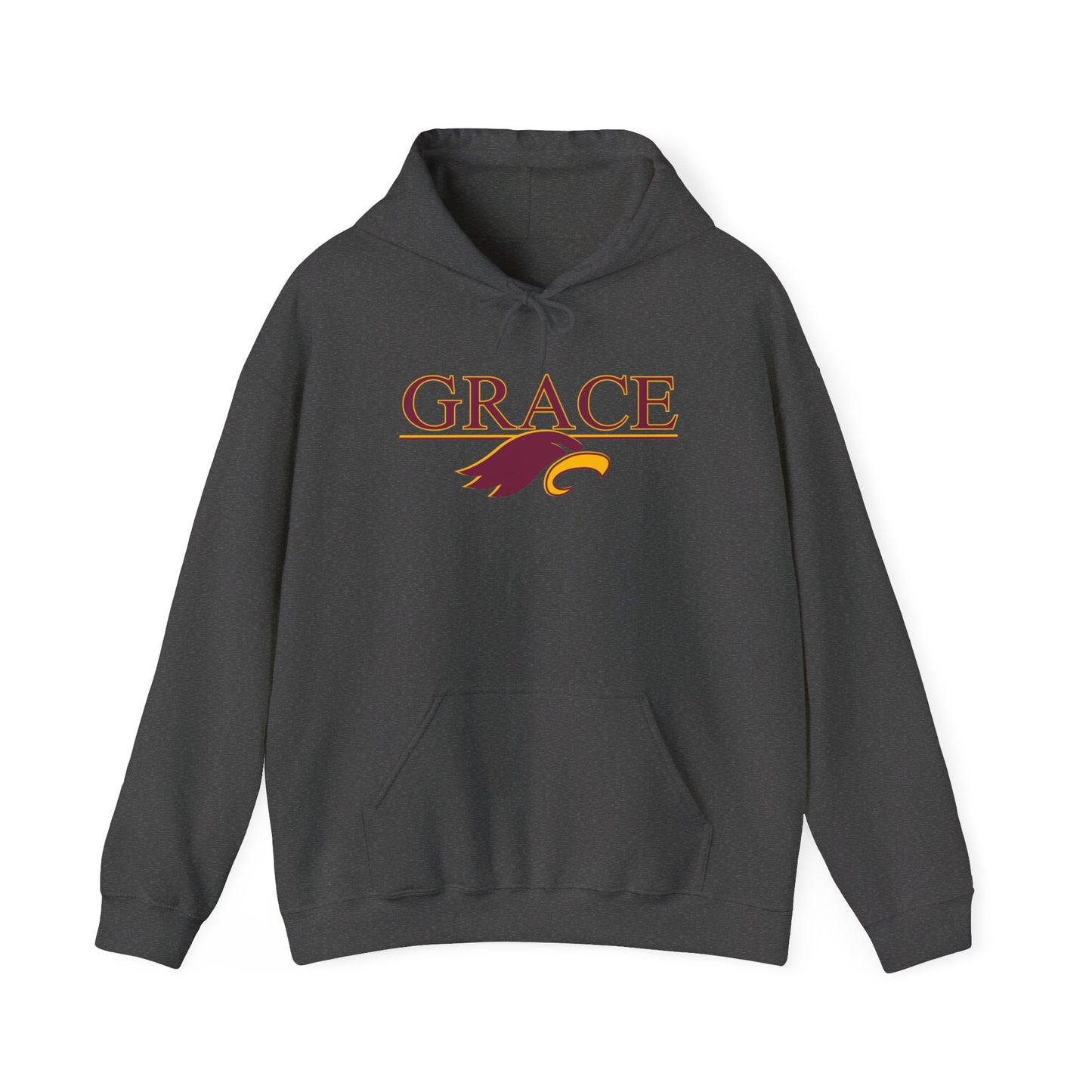 "GRACE w/ EAGLE" - Unisex Hooded Sweatshirt