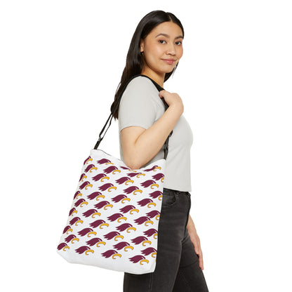 "MULTI-EAGLE" Adjustable Tote Bag (WHITE)