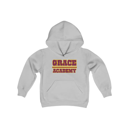 “GRACE ACADEMY_style2" - Youth Unisex Hooded Sweatshirt