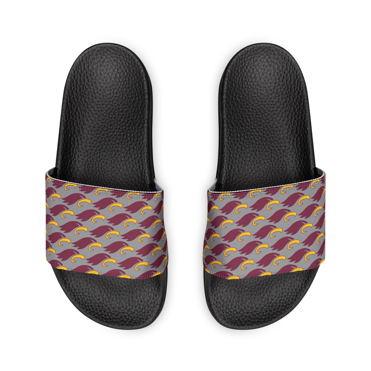 Men's "MULTI-EAGLE" Removable-Strap Slides (grey)