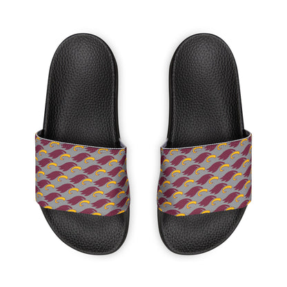 Men's "MULTI-EAGLE" Removable-Strap Slides (grey)