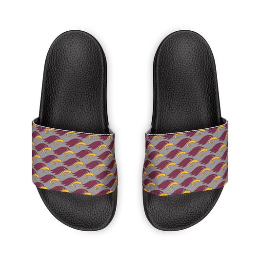 Men's "MULTI-EAGLE" Removable-Strap Slides (grey)