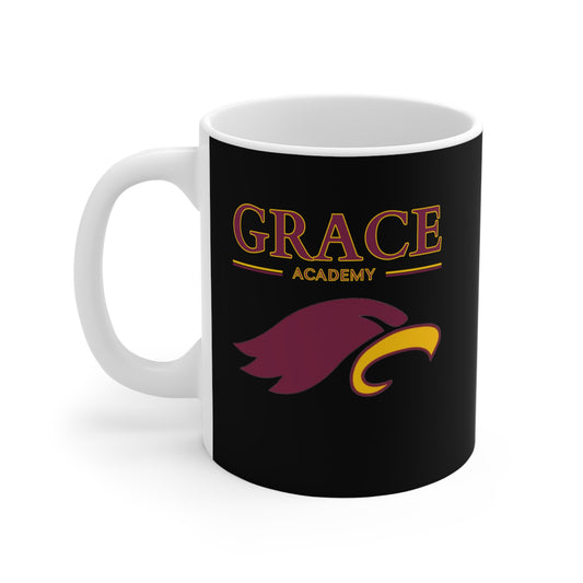 "GRACE ACADEMY" - 11oz Mug (black)