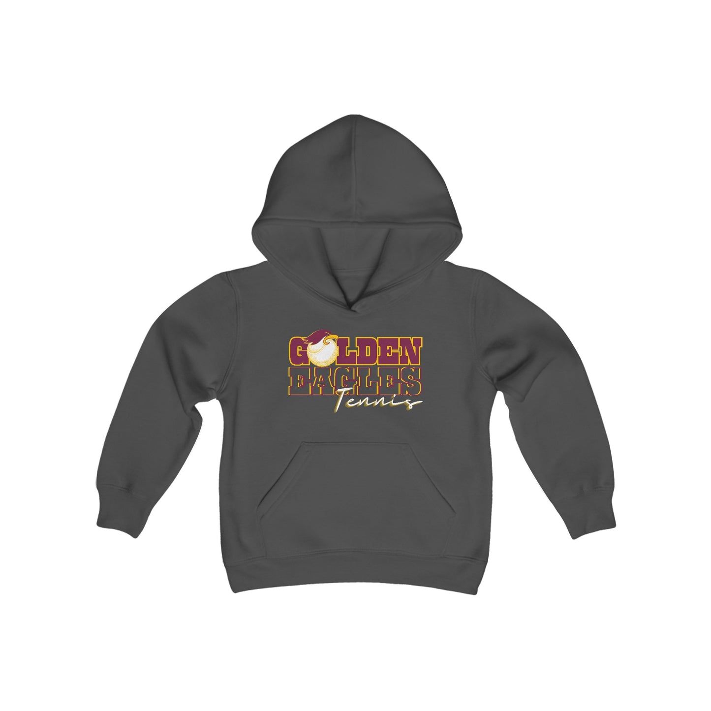 “TENNIS_Athlete Design" - Youth Unisex Hooded Sweatshirt