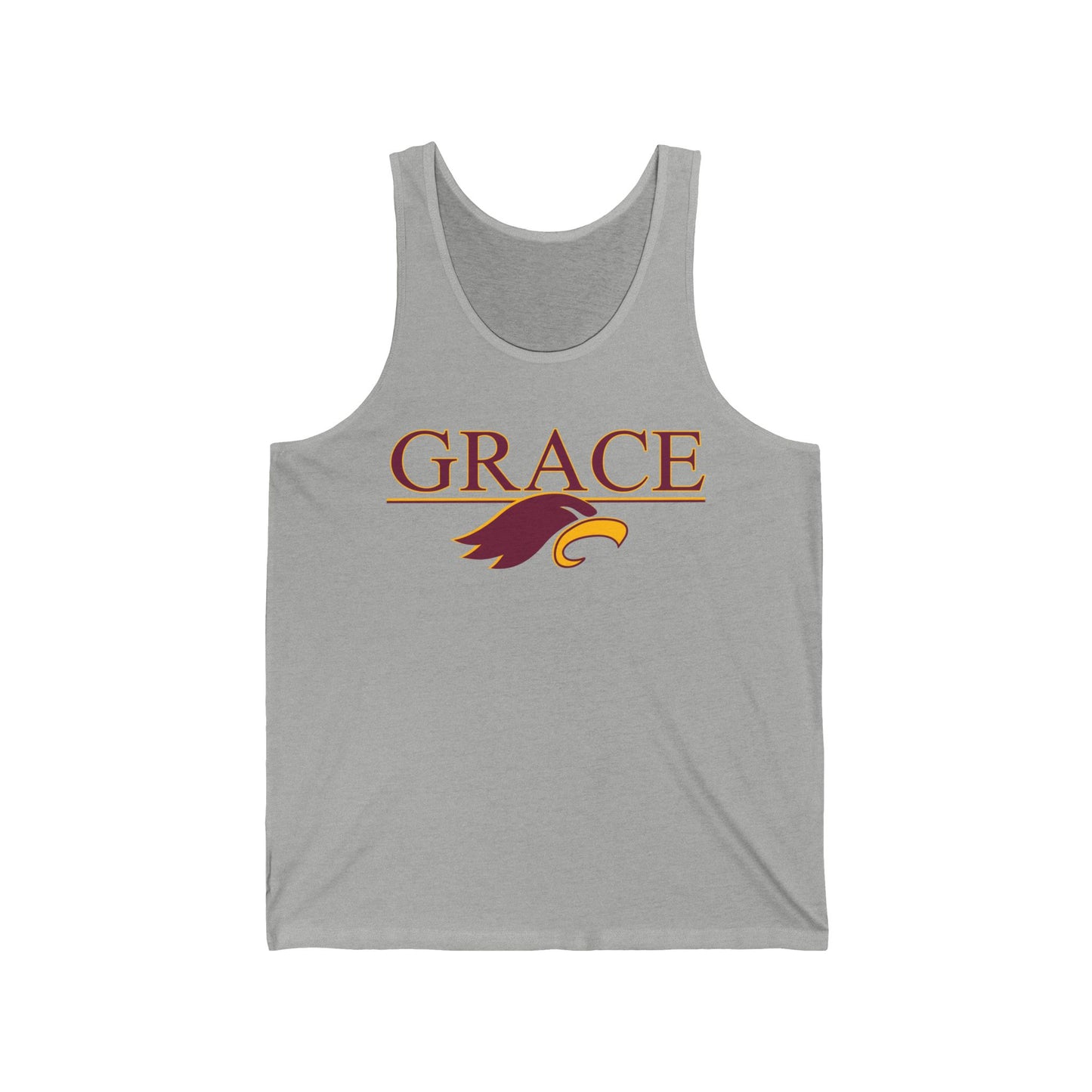 "GRACE w/ EAGLE" - Unisex Jersey Tank