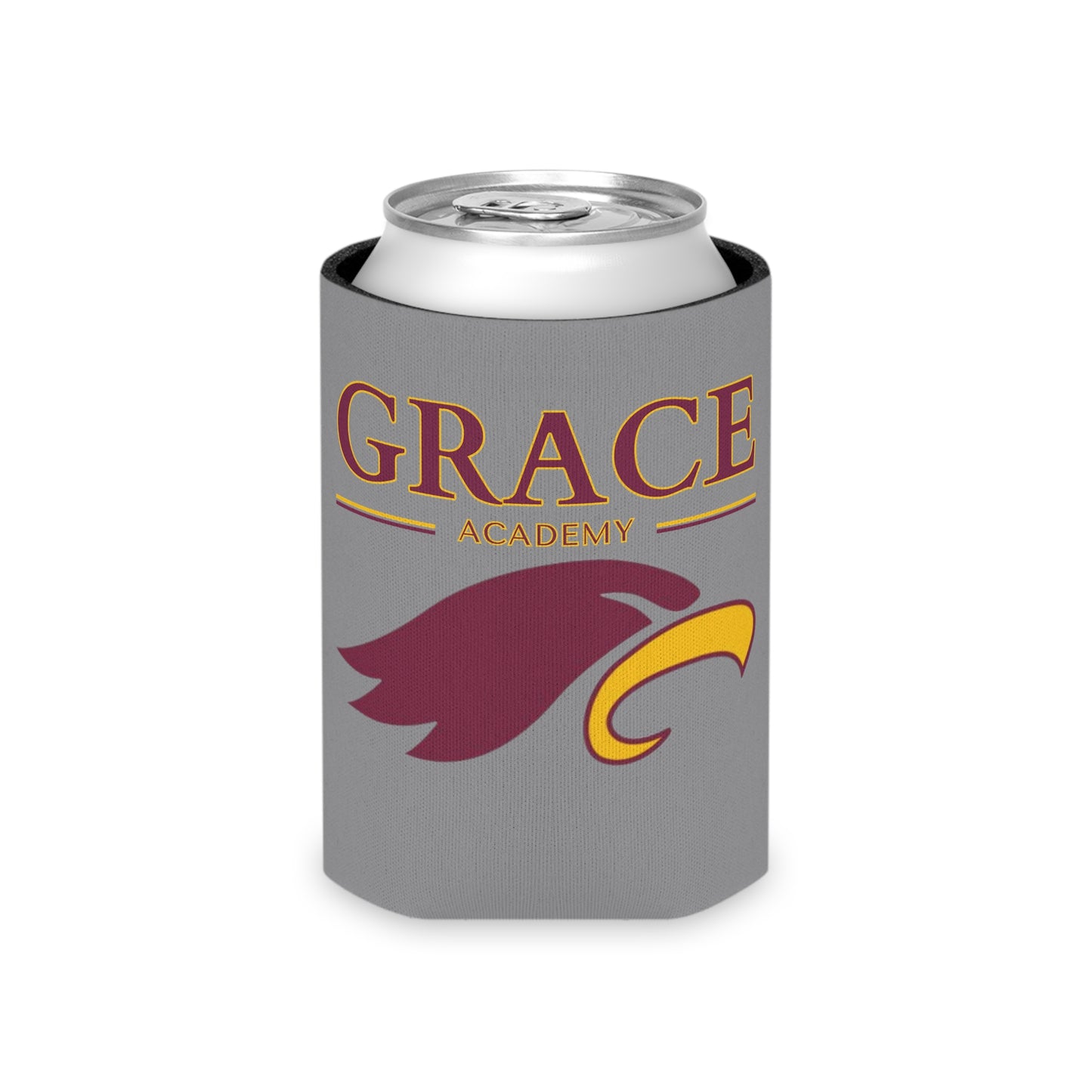 "GRACE ACADEMY" - Can Cooler (grey)