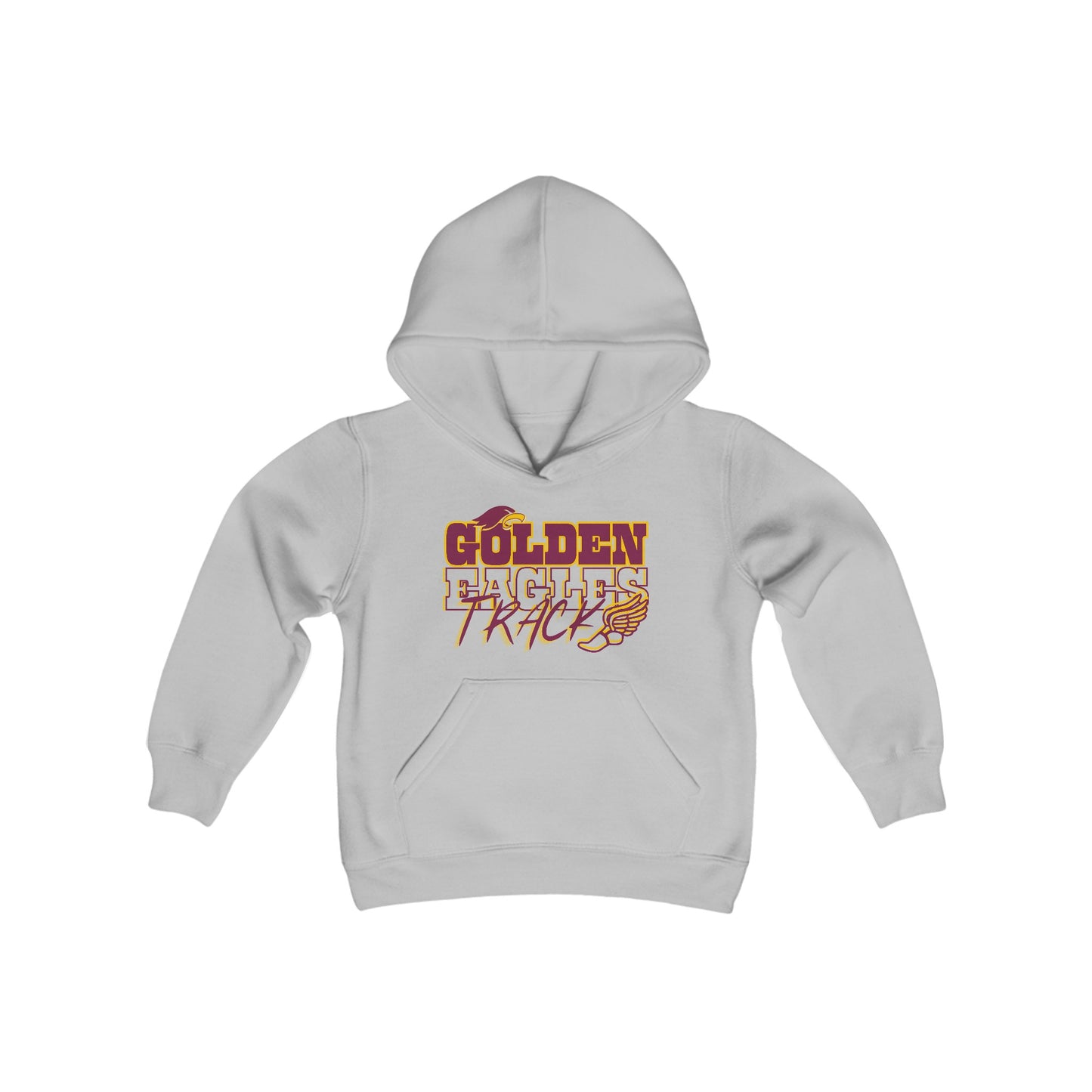 “TRACK_Athlete Design" - Youth Unisex Hooded Sweatshirt