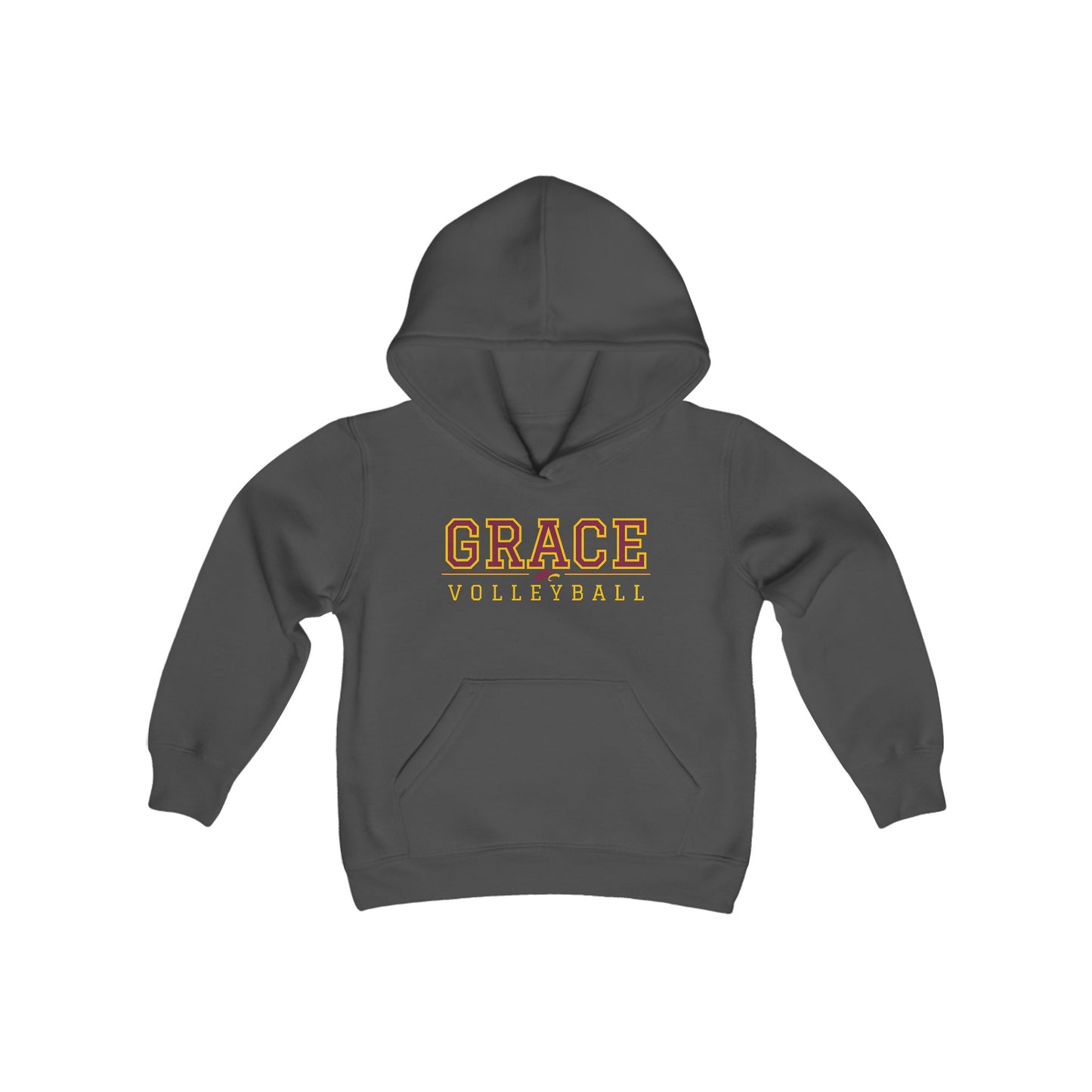 "VOLLEYBALL - Athlete3" - Youth Hooded Sweatshirt