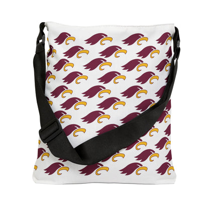 "MULTI-EAGLE" Adjustable Tote Bag (WHITE)