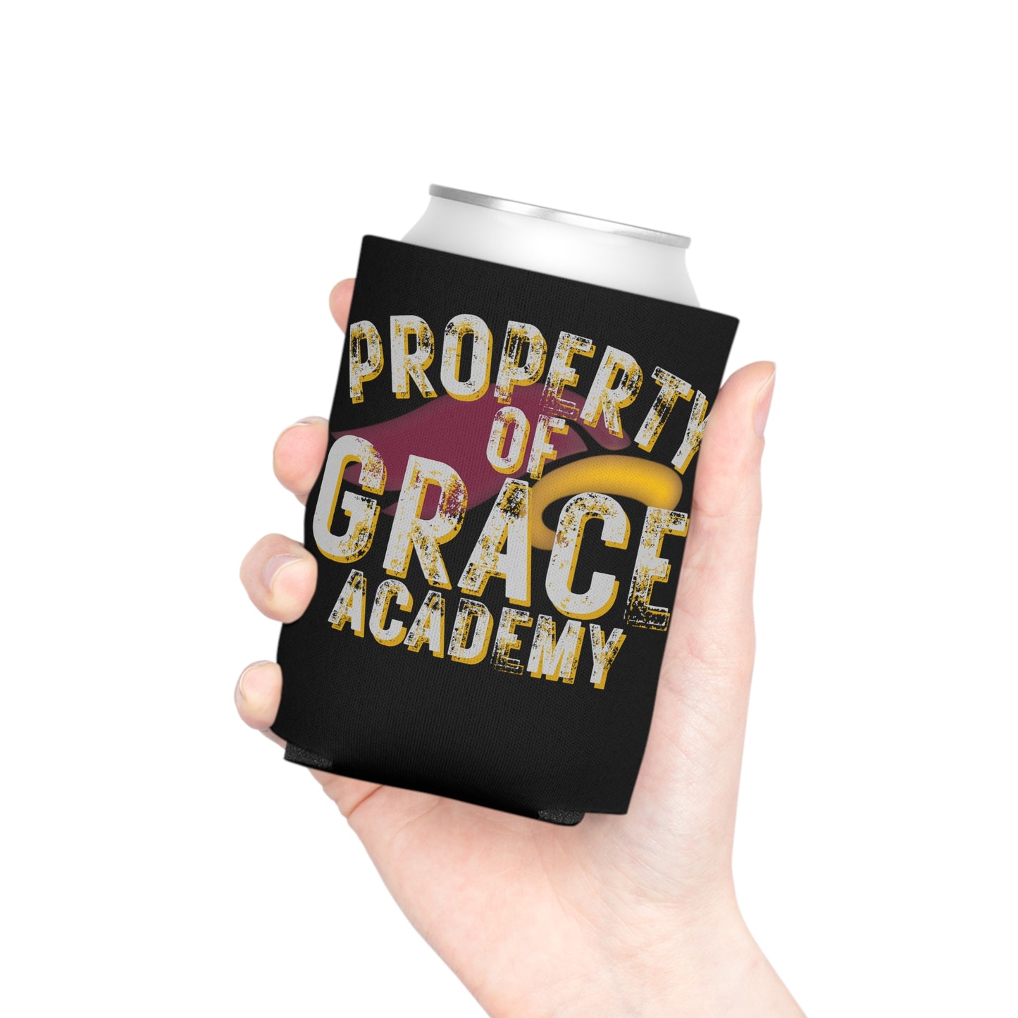 "PROPERTY OF" - Can Cooler (black)