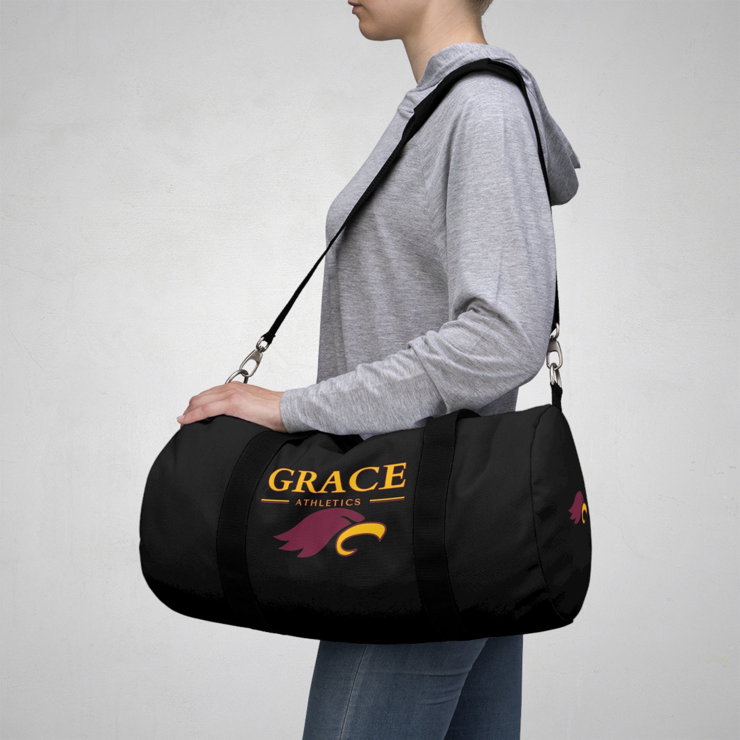 "GRACE ATHLETICS" Duffel Bag (PRINTED)