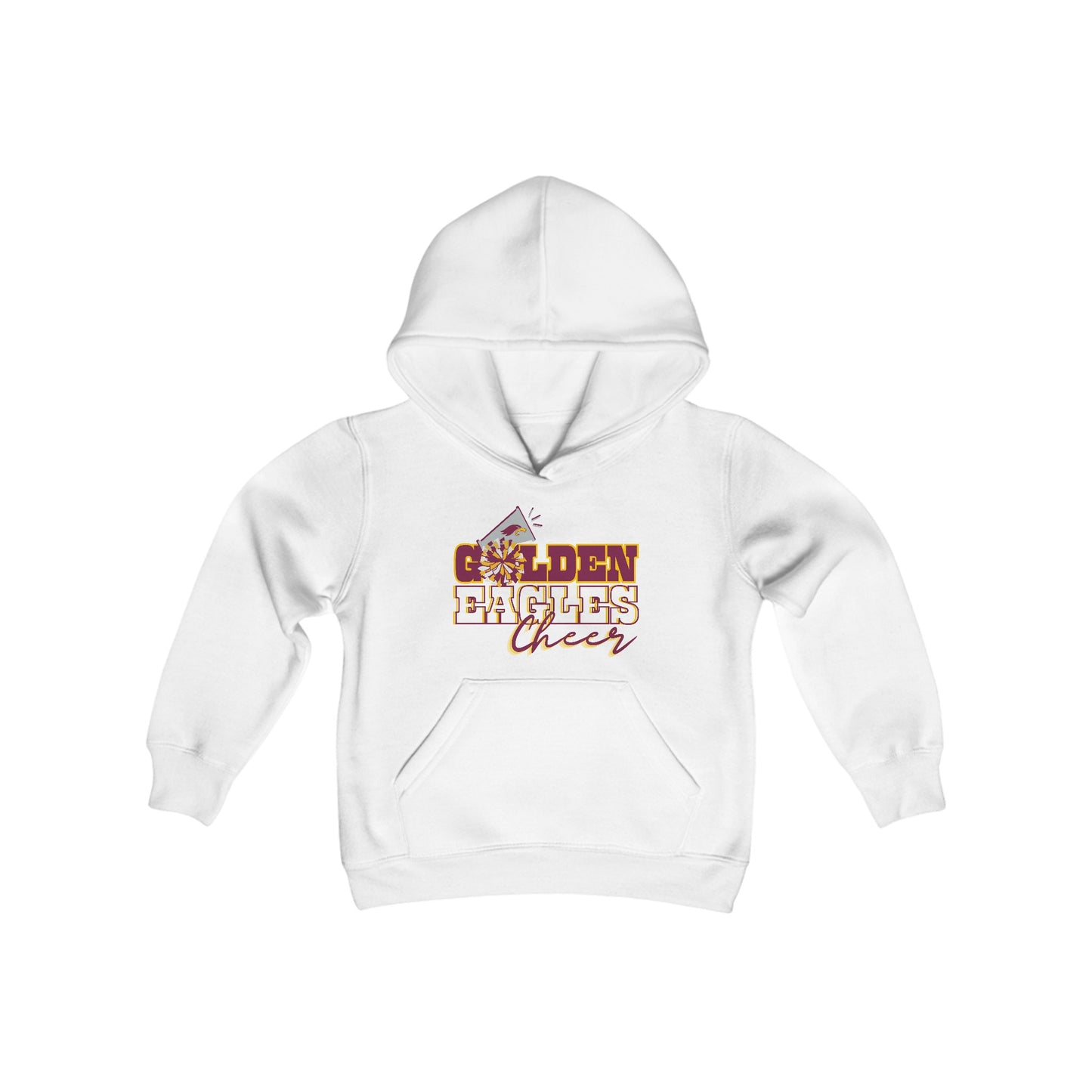 “CHEER_Athlete Design" - Youth Unisex Hooded Sweatshirt