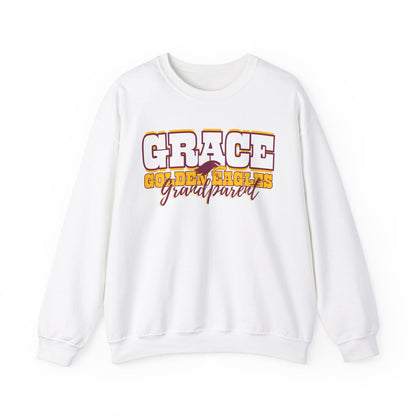 "GRANDPARENT - GOLDEN EAGLES" - Unisex Crewneck Sweatshirt