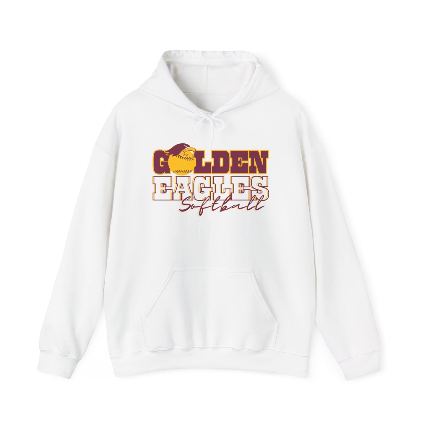 “SOFTBALL_Athlete Design" - Unisex Hooded Sweatshirt