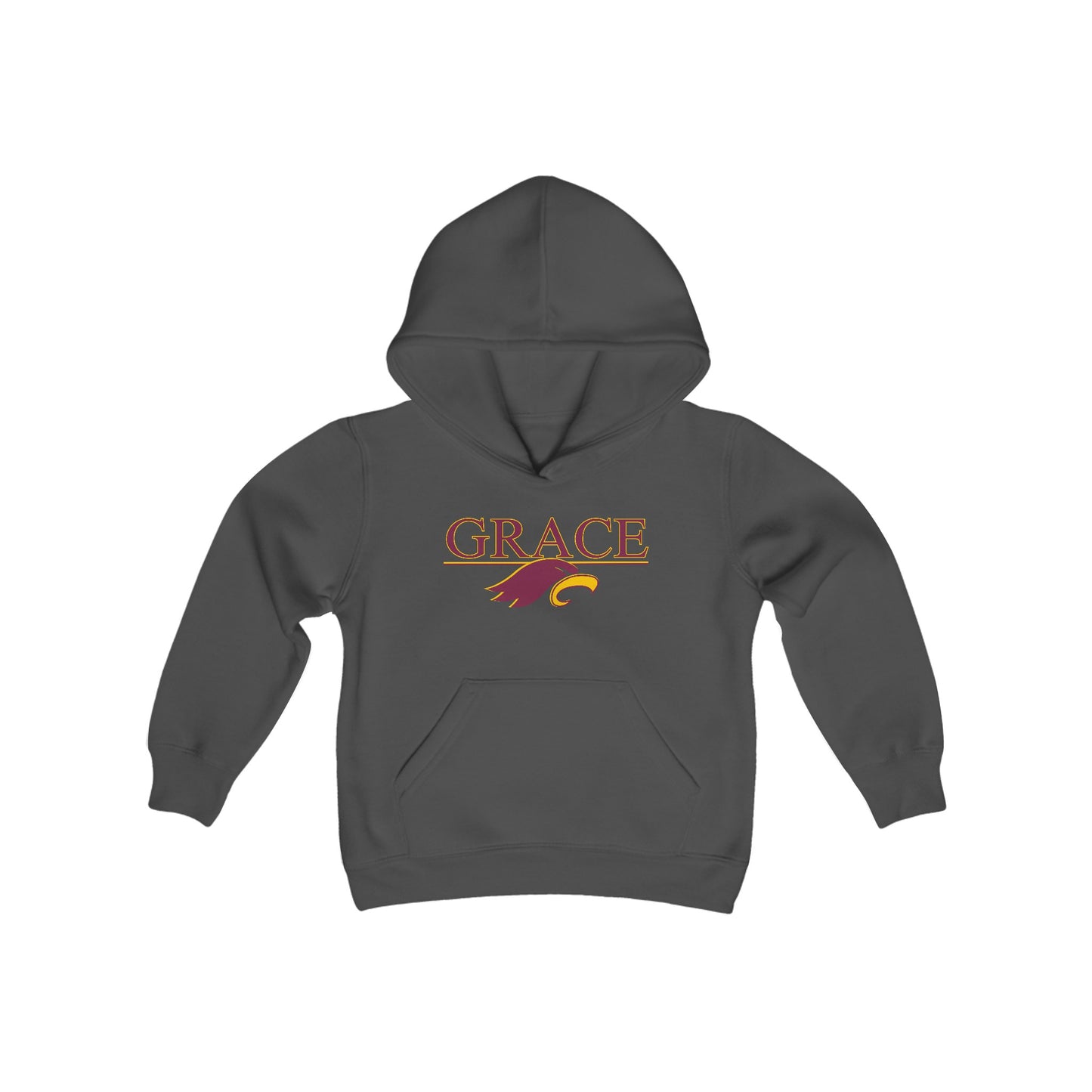 "GRACE w/ EAGLE" - Youth Hooded Sweatshirt