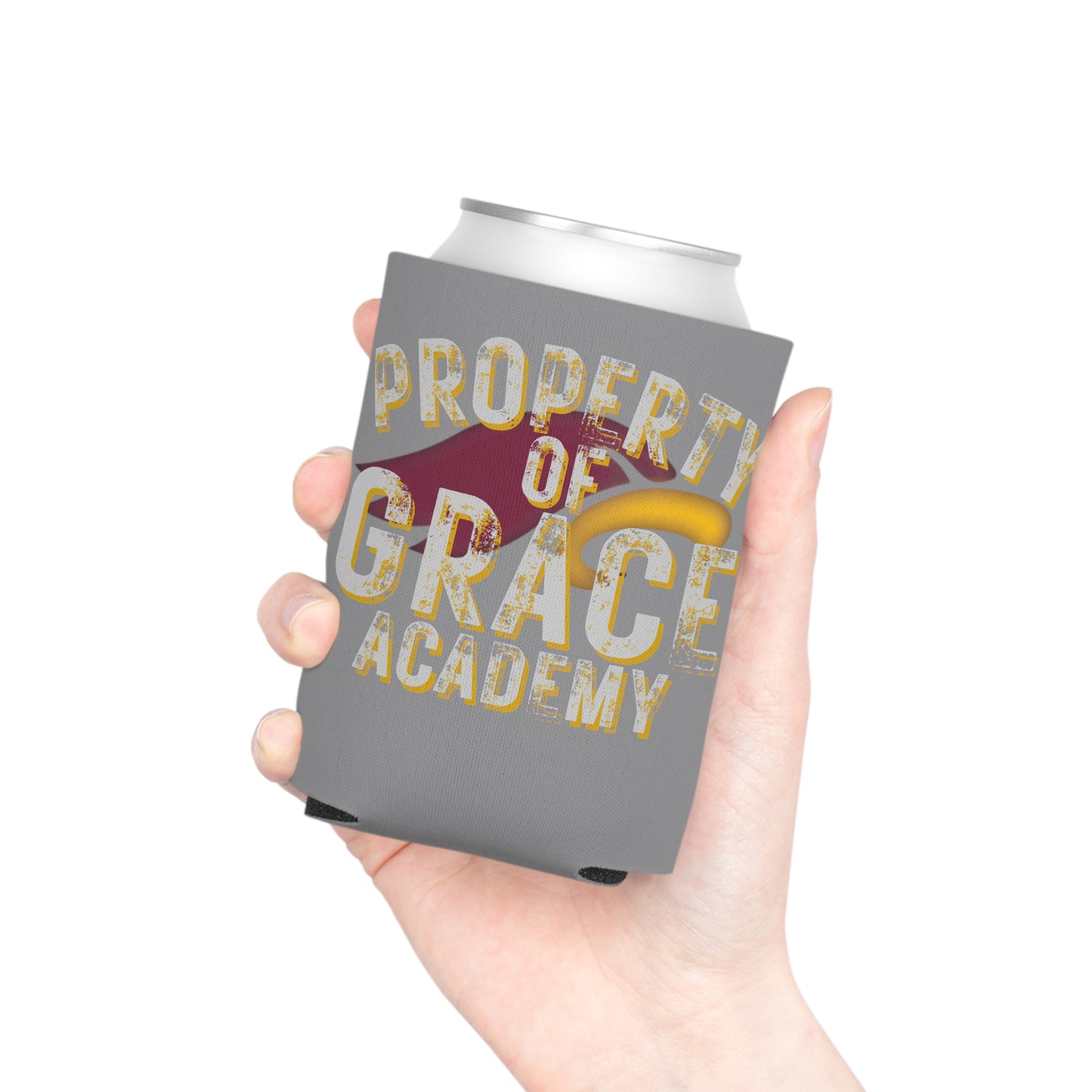 "PROPERTY OF" - Can Cooler (grey)