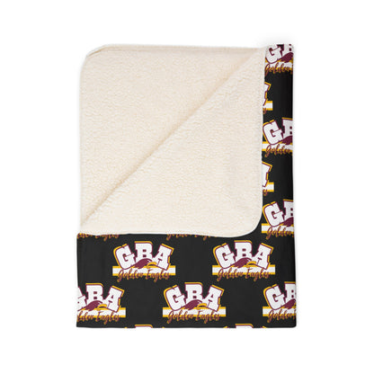 GBA FAN BLANKET - Fleece Sherpa Blanket (Black)