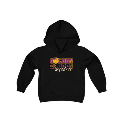 "SOFTBALL_Athlete Design" - Youth Unisex Hooded Sweatshirt