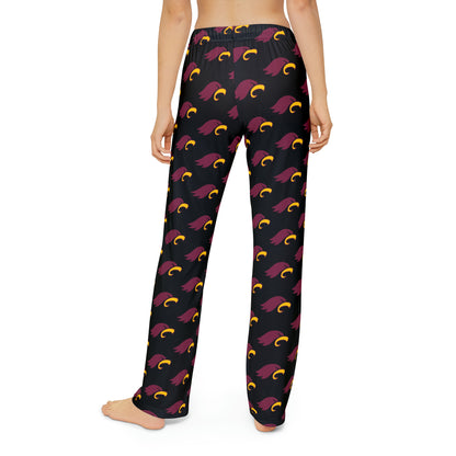 "EAGLE" Kids Unisex Pajama Pants (Black)