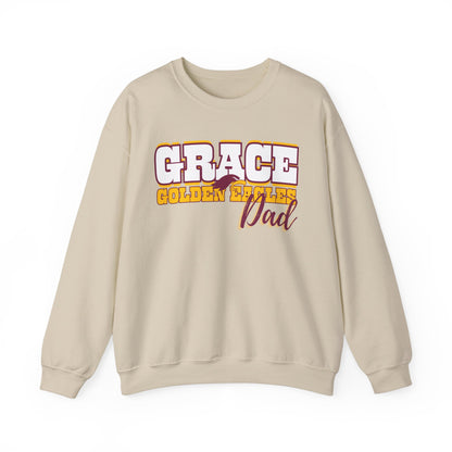 "DAD - GOLDEN EAGLES" - Unisex Crewneck Sweatshirt