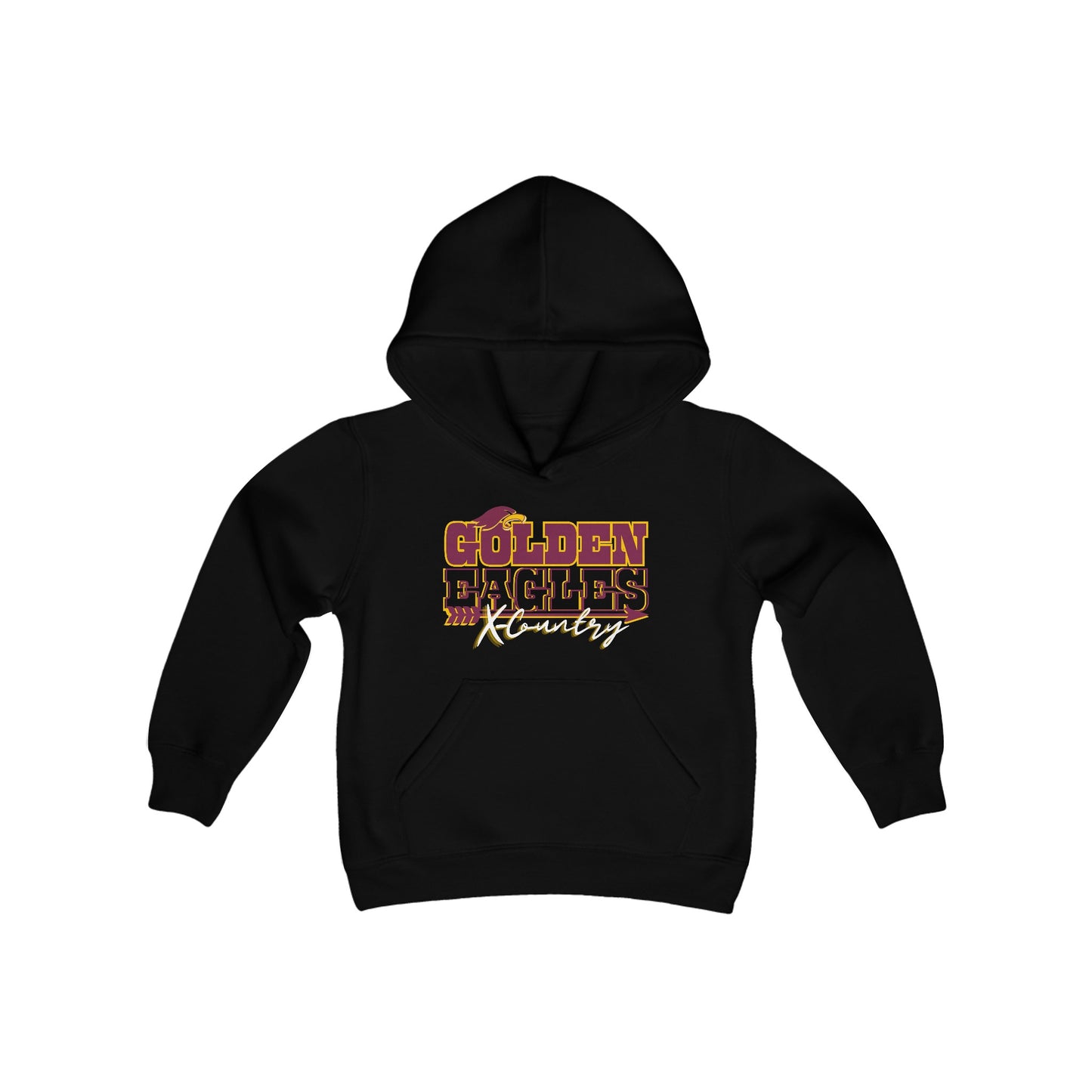 “XC_Athlete Design" - Youth Unisex Hooded Sweatshirt