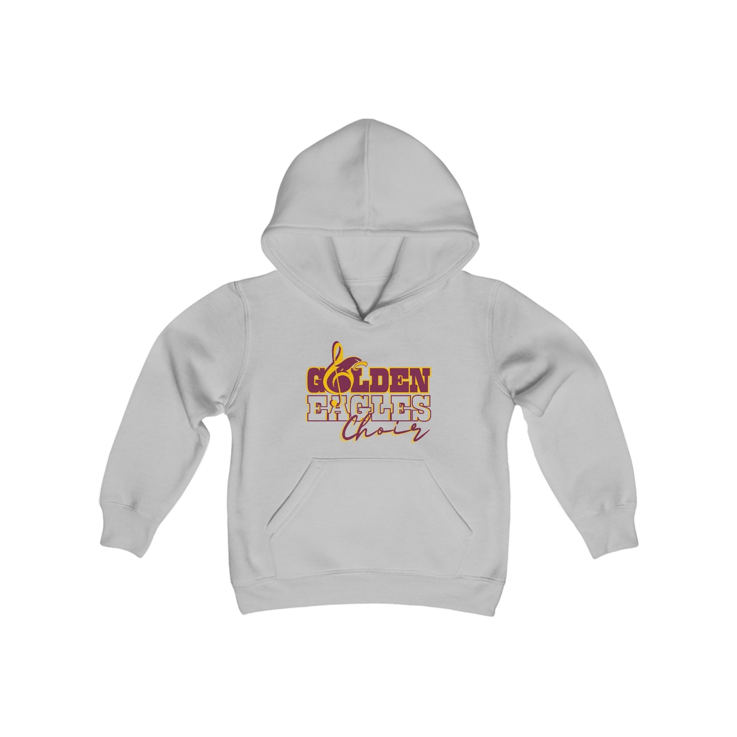 “CHOIR_Athlete Design" - Youth Unisex Hooded Sweatshirt