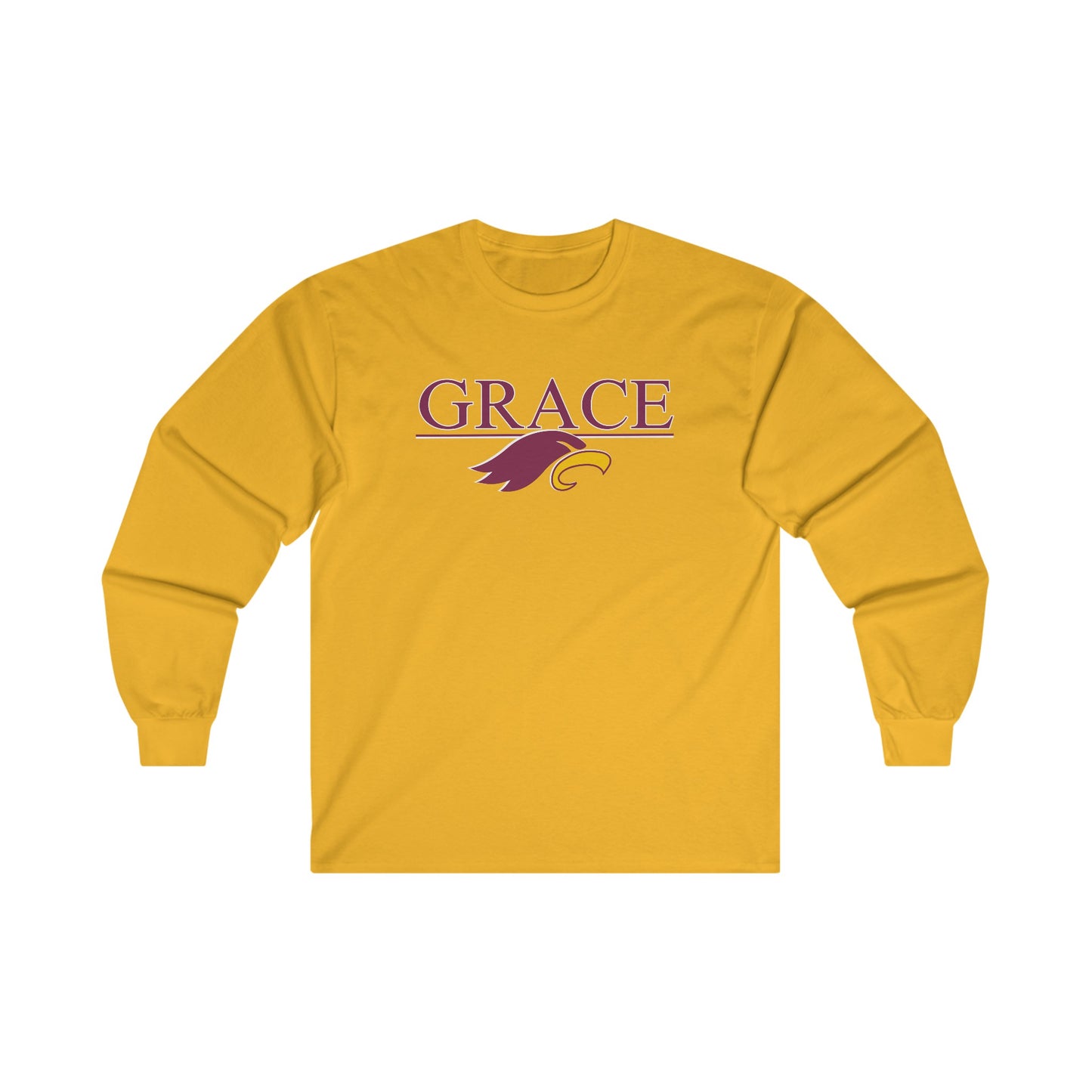 "GRACE w/ EAGLE" - Unisex Long Sleeve Tee