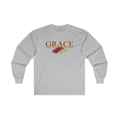 "GRACE w/ EAGLE" - Unisex Long Sleeve Tee