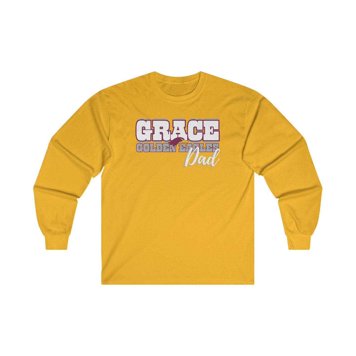 "DAD - GOLDEN EAGLES" - Unisex Long Sleeve T-Shirt