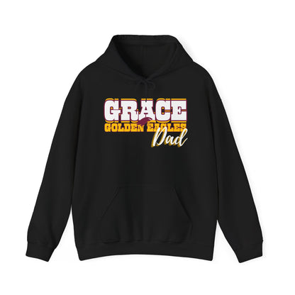 "DAD - GOLDEN EAGLES" - Unisex Hooded Sweatshirt