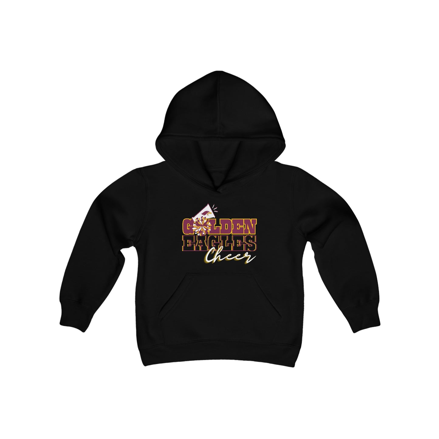 “CHEER_Athlete Design" - Youth Unisex Hooded Sweatshirt