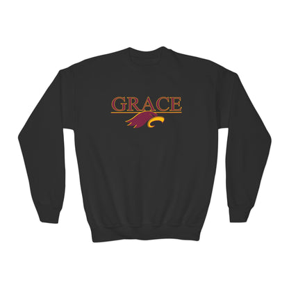 "GRACE w/ EAGLE" - Youth Sweatshirt