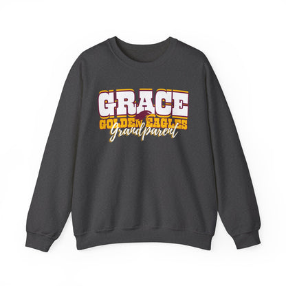 "GRANDPARENT - GOLDEN EAGLES" - Unisex Crewneck Sweatshirt